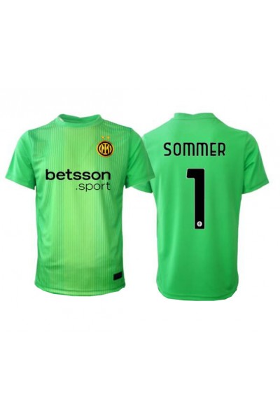 Inter Milan Yann Sommer #1 Maalivahti Jalkapallovaatteet Kolmaspaita 2025-26 Lyhythihainen Inter Milan Yann Sommer #1 Maalivahti Jalkapallovaatteet Kolmaspaita 2025-26 Lyhythihainen